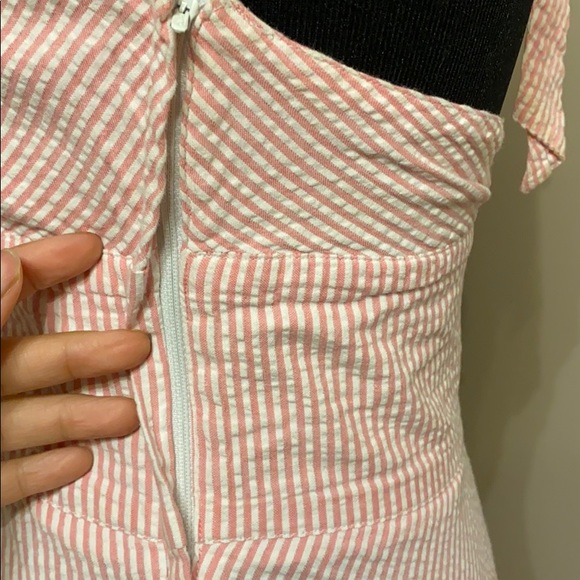 Striped halter dress - Picture 3 of 5